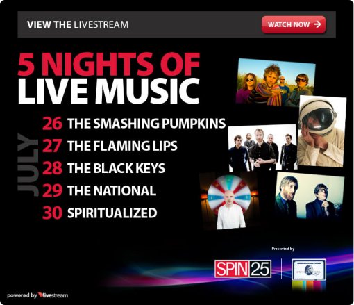 Spin 25 LiveStream