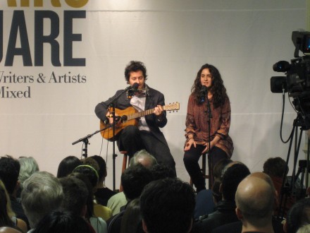 Josh Rouse and Paz Suay at Barnes & Noble