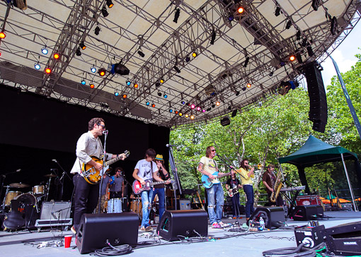 Diamond Rugs at Central Park Summerstage