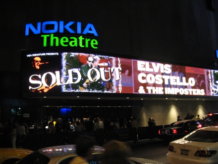 Elvis Costello at the Nokia Theatre