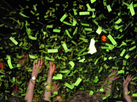 Confetti at I'm From Barcelona