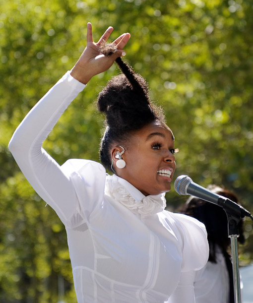 Janelle Monae at Bryant Park