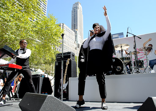 Janelle Monae at Bryant Park