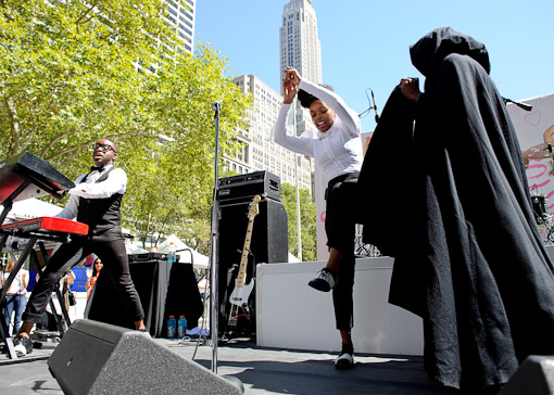 Janelle Monae at Bryant Park