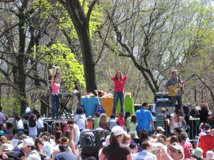 Laurie Berkner at Central Park