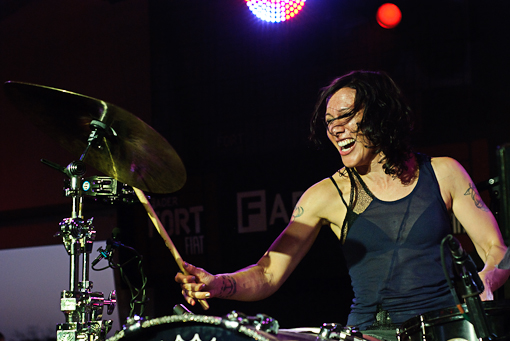 Matt and Kim at The FADER Fort