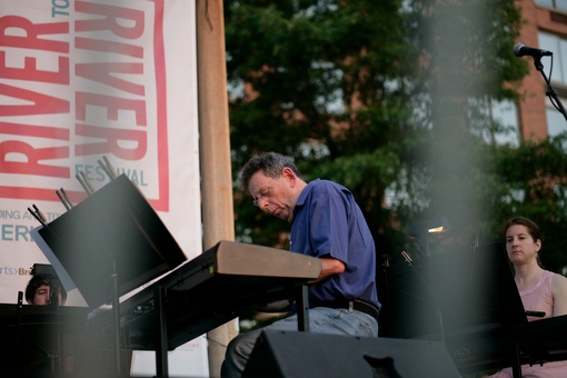 Philip Glass at Rockefeller Park