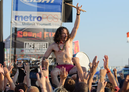 Monotonix at Siren Music Festival