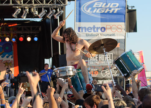 Monotonix at Siren Music Festival