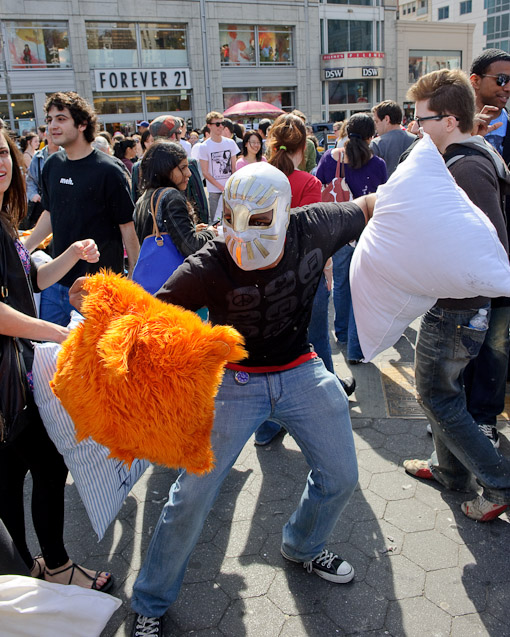 Union Square Pillow Fight