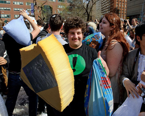 Union Square Pillow Fight