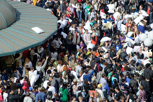 Union Square Pillow Fight