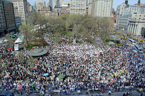 Union Square Pillow Fight