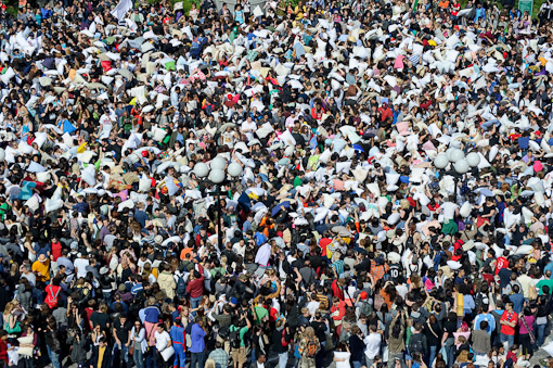 Union Square Pillow Fight