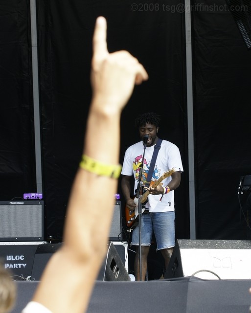 Bloc Party at the Virgin Mobile Festival