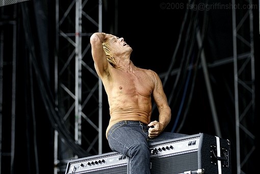 Iggy Pop at the Virgin Mobile Festival