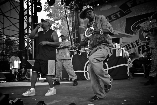 Public Enemy at the Virgin Free Festival