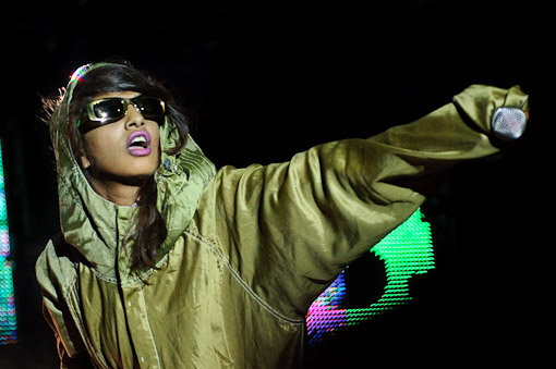 M.I.A. at Virgin Free Fest