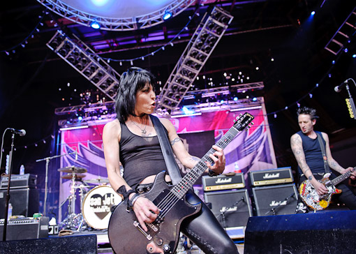 Joan Jett at Virgin Free Fest 2010