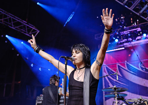 Joan Jett at Virgin Free Fest 2010