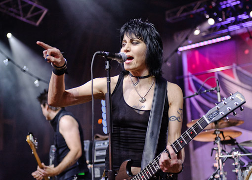 Joan Jett at Virgin Free Fest 2010