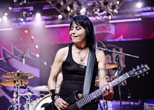 Joan Jett at Virgin Free Fest 2010