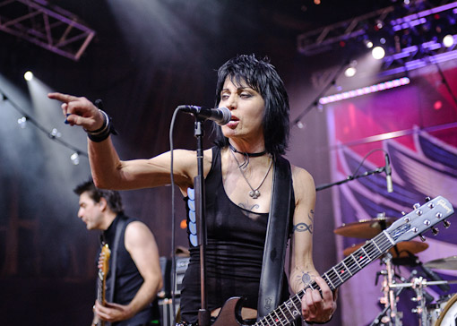 Joan Jett at Virgin Free Fest 2010