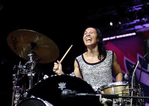 Matt and Kim at Virgin Free Fest