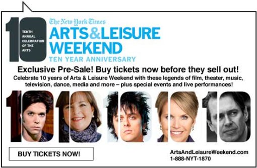 Arts and Leisure Weekend