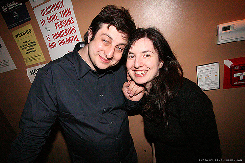 Alina Simone and Eugene Mirman