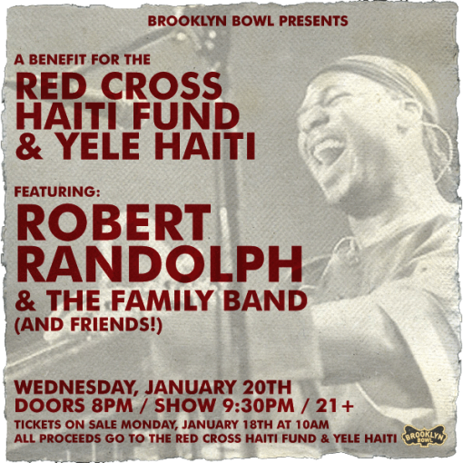 Brooklyn Bowl Benefit w/ Robert Randolph