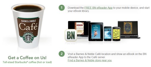 Free Tall Starbucks Coffee From Barnes & Noble