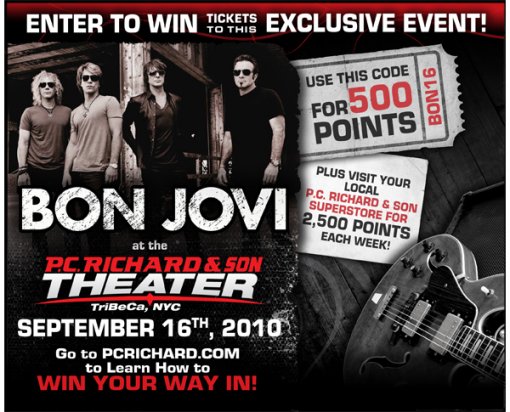 Bon Jovi at P.C. Richard & Son Theater