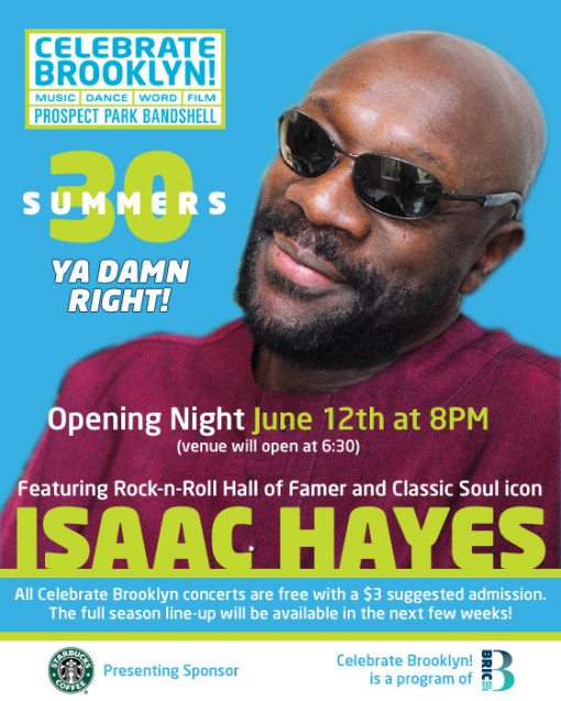 Isaac Hayes at Celebrate Brooklyn