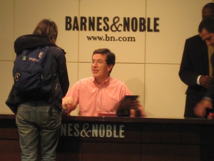 Stephen Colbert at B&N Union Square