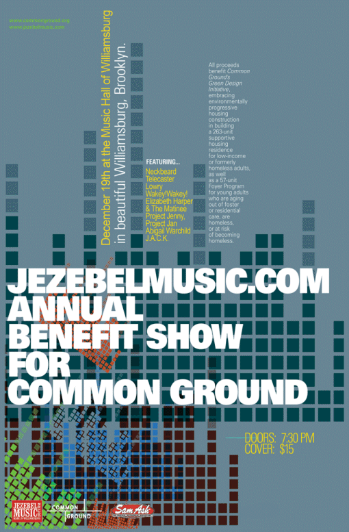 Jezebel Music Benefit for Common Ground