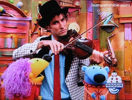 Andrew Bird as Dr. Stringz on Jack's Big Music Show