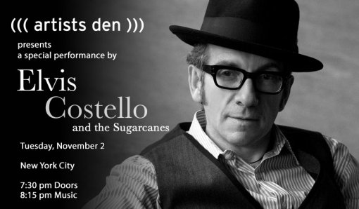 Elvis Costello at The Artists Den