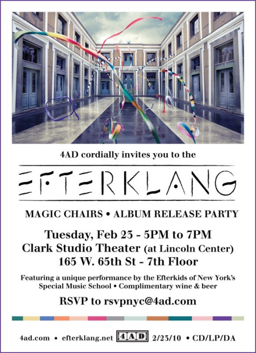 Efterklang CD Listening Party