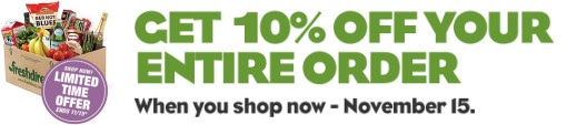 FreshDirect 10% Off