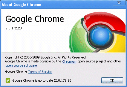 google chrome icon. Google Chrome 2.0