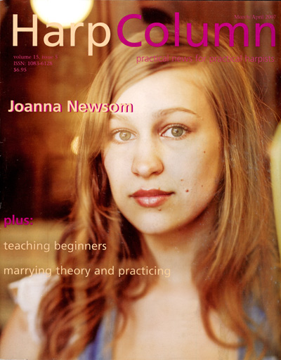 Joanna Newsom in Harp Column Magazine