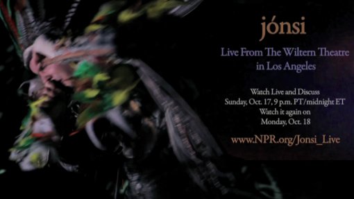 Jonsi NPR Webcast