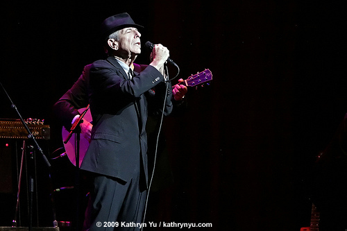 Leonard Cohen at the Beacon Theatre