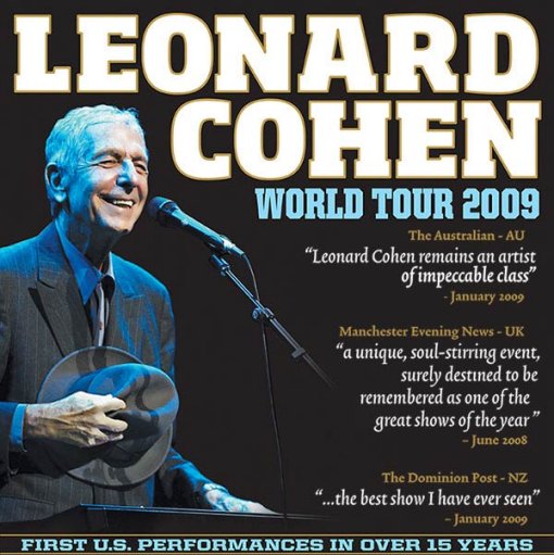 Leonard Cohen Tour Dates