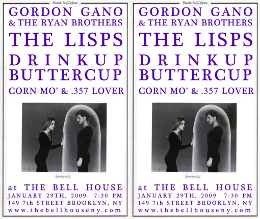 Gordon Gano, The Lisps and Drink Up Buttercup