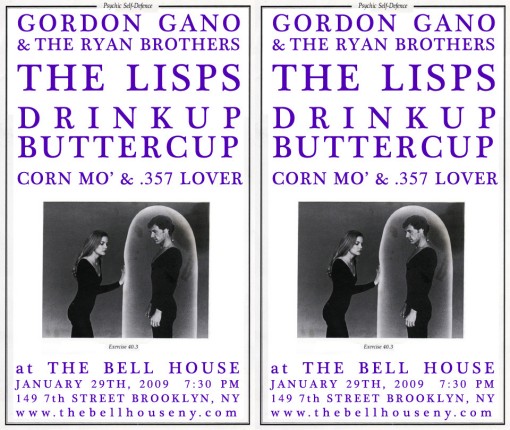 Gordon Gano, The Lisps and Drink Up Buttercup