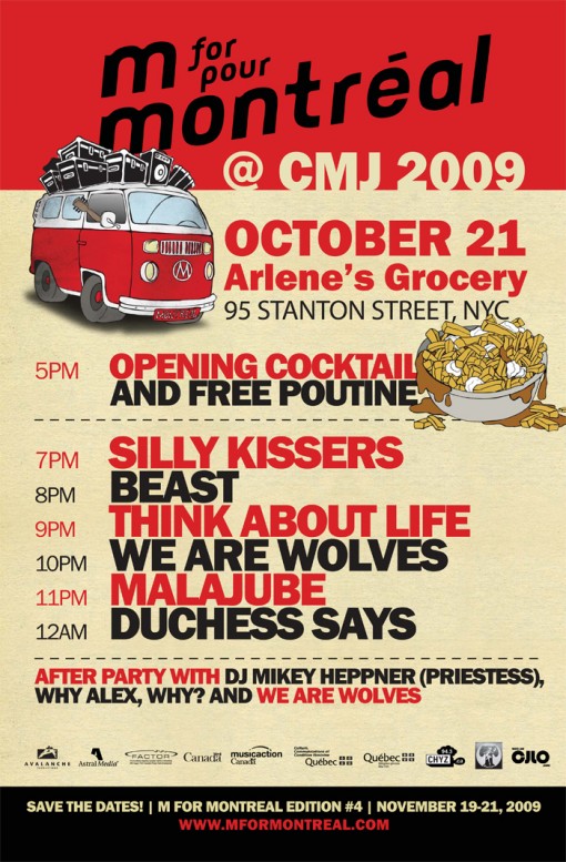 M for Montreal at CMJ