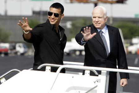 John McCain and Daddy Yankee