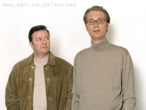 Ricky Gervais and Stephen Merchant